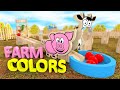 Kulki dla dzieci ze zwierzętami na wsi - Kolory i zwierzęta | CzyWieszJak