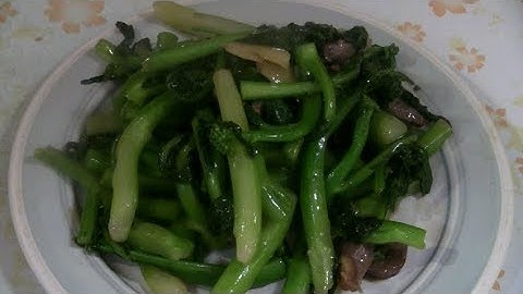 Cooking Chinese Vegetables  牛肉炒芥兰 (Beef And Gai Lan Stir Fry)  Beef And Chinese Broccoli