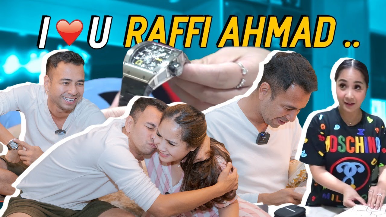 INI KADO SPESIAL NAGITA UNTUK RAFFI!!JAM TANGAN SEHARGA RUMAH BUAT SUAMI TERCINTA!!!