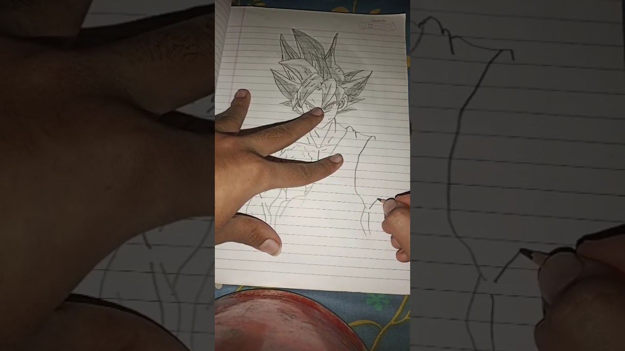 Anime sketch photo dragon Ball super 🐲🐉🏈⚽🏀