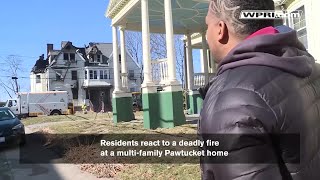 VIDEO NOW: Residents react to deadly Pawtucket fire