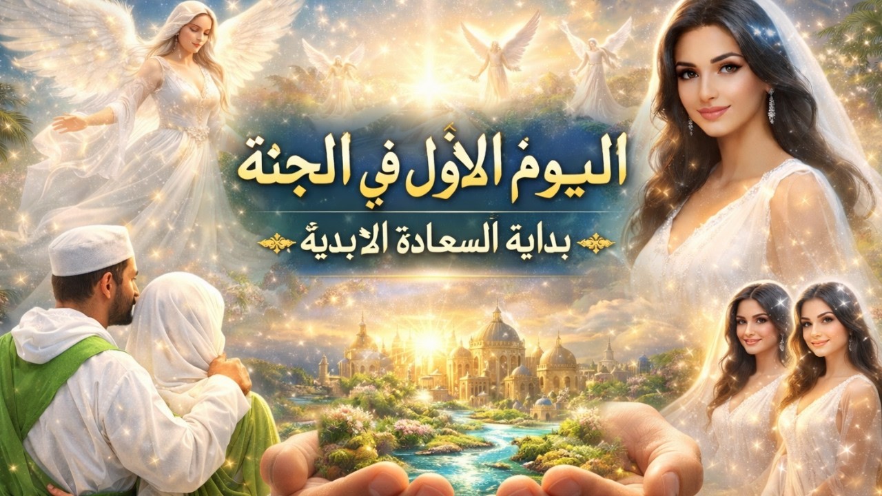 اليوم الأول في الجنة – بداية السعادة الأبدية#اكسبلور #العلم #قصص