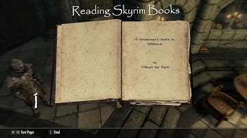 Reading Books in Skyrim: A Gentleman