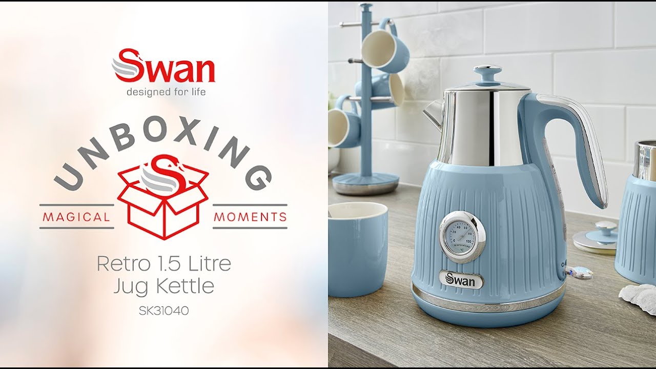 Swan Retro SK31040 Jug Kettle UnBoxing Video YouTube