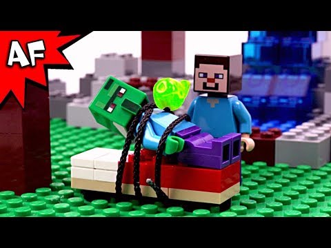Lego Minecraft Zombie Villager Rescue @artifexcreation