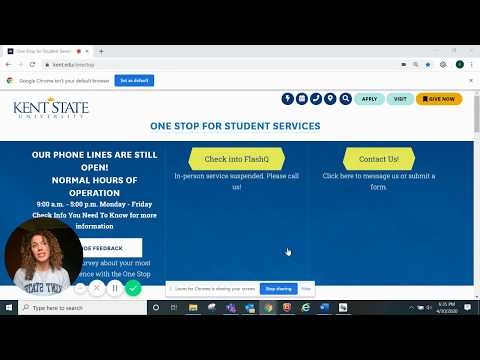 DKS 2020 - Intro to One Stop for Student Services at Kent State University