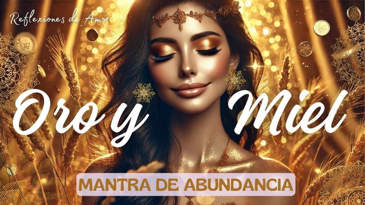Oro y Miel 💰 Mantra de Abundancia | Canción Poderosa Atrae Prosperidad ...