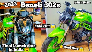 2023 Benelli 302s  🤩 | Benelli 300 new look | Duel Disc | Final launch date in india | Sound 😱