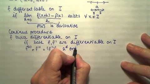 Lecture 7.1 derivatives