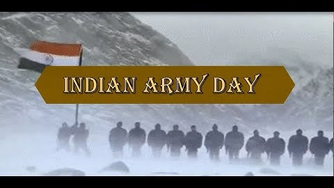 Virtual Assembly by Class 8B - Indian Army Day