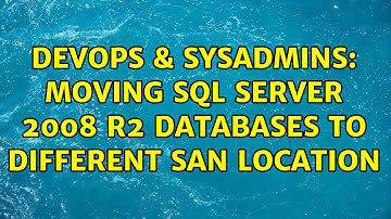 DevOps & SysAdmins: Moving SQL Server 2008 R2 Databases to Different SAN location (2 Solutions!!)
