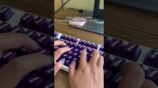 Exclamation point keyboard