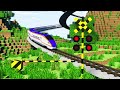 【踏切アニメ】新幹線 ぐるぐる線路