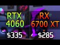 RX 6700 XT vs RTX 4060