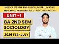 BA 2nd Semester Sociology Chapter 1 Full Explanation 2026 | All Universities