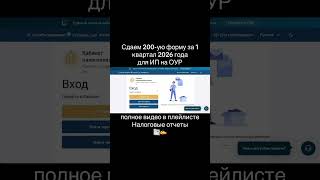 200 форма за 1 квартал 2026 года для ИП на ОУР (без работников)