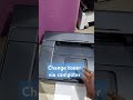 How to change toner cartridge via computer canon mf 7018