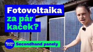 Fotovoltaika za pár kaček (ze secondhandových panelů)? | Electro Dad # 367