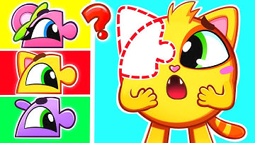 Face Puzzle Play Song 😺😿 | Funny Kids Songs 😻🐨🐰🦁 And Nursery Rhymes by Baby Zoo