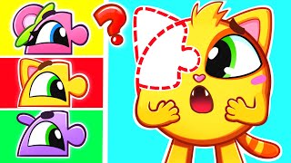 Face Puzzle Play Song 😺😿 | Funny Kids Songs 😻🐨🐰🦁 And Nursery Rhymes by Baby Zoo