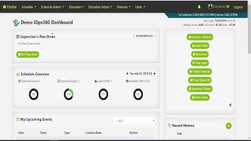 Update your profile, submit Availability and Shift Swaps