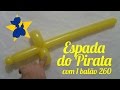 Como fazer uma espada de pirata com balões