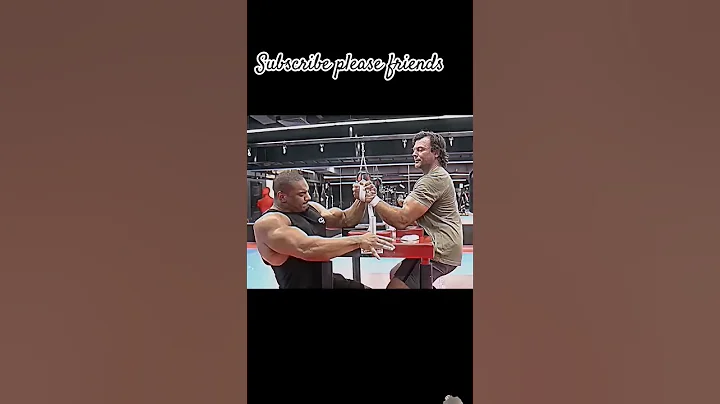 Devon Larratt showed the real strength of Larry #trending #armwrestling #shorts #devon #larrywheels