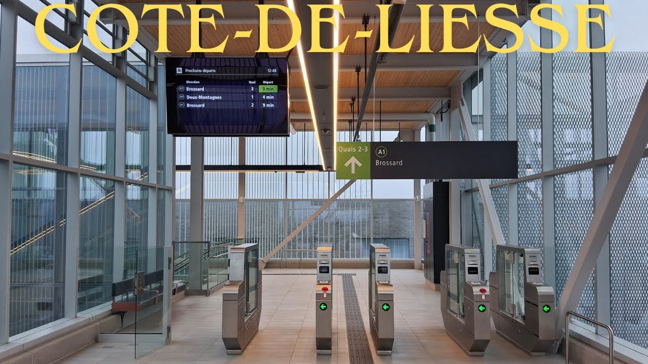 Cote-de-Liesse REM Station Tour (4K)