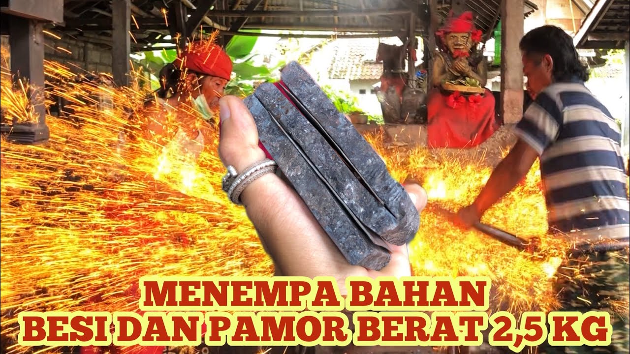 🐮🔥2,5KG BERAT BAHANNYA 😱DITEMPA KERIS PUSAKA PESANAN TANGERANG SELATAN. Part.1