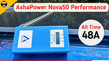 ASHAPOWER®️ NOVA-50 Solar MPPT Charge Controller Amp Test 12/24 Volt