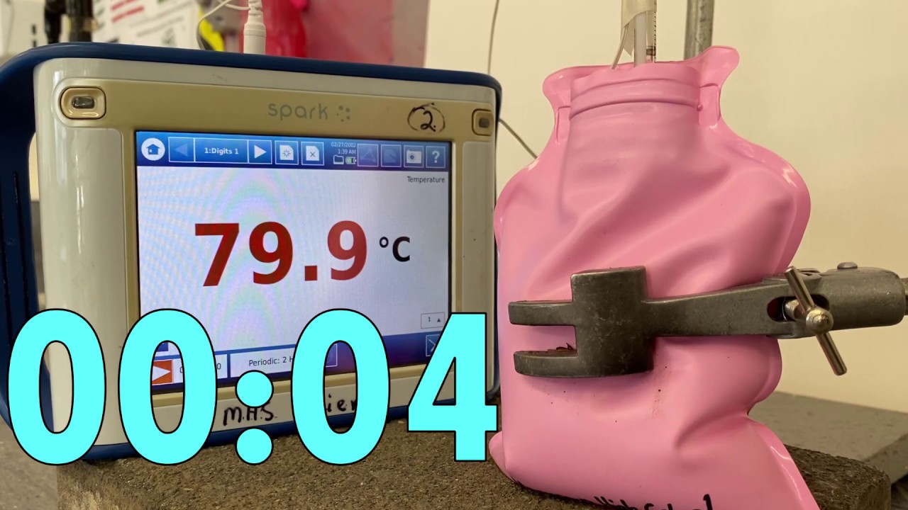Heat Experiment 2 Hot Water Bottle, uninsulated YouTube