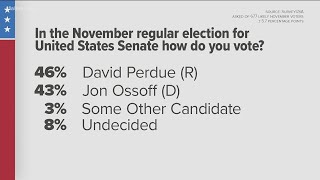 Poll shows tight races for Senate seats in Georgia