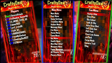 [BO2] CraftyDex V1 Mod Menu! (PREVIEW) [PS3/XBOX/PC]