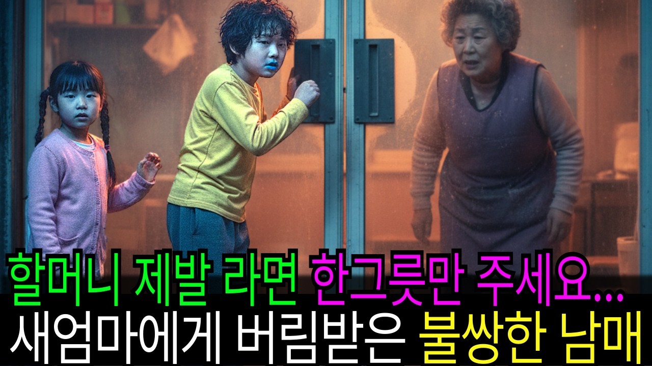 설날 아침 분식집 문 두드린 작은 손들… 새엄마에게 버림받은 남매의 