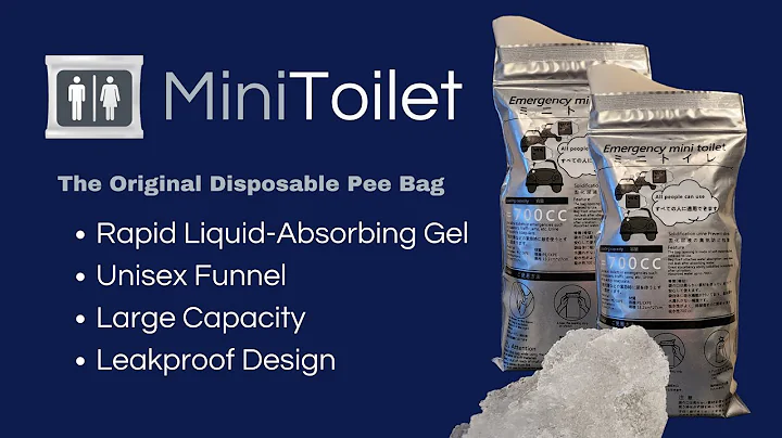 MiniToilet | Disposable Urine Bags with Gel