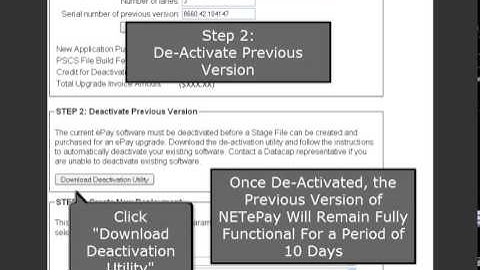 Datacap PSCS Tutorial - Legacy NETePay Upgrade process