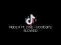 Feder ft. Lyse - Goodbye (Slowed) | TikTok Song