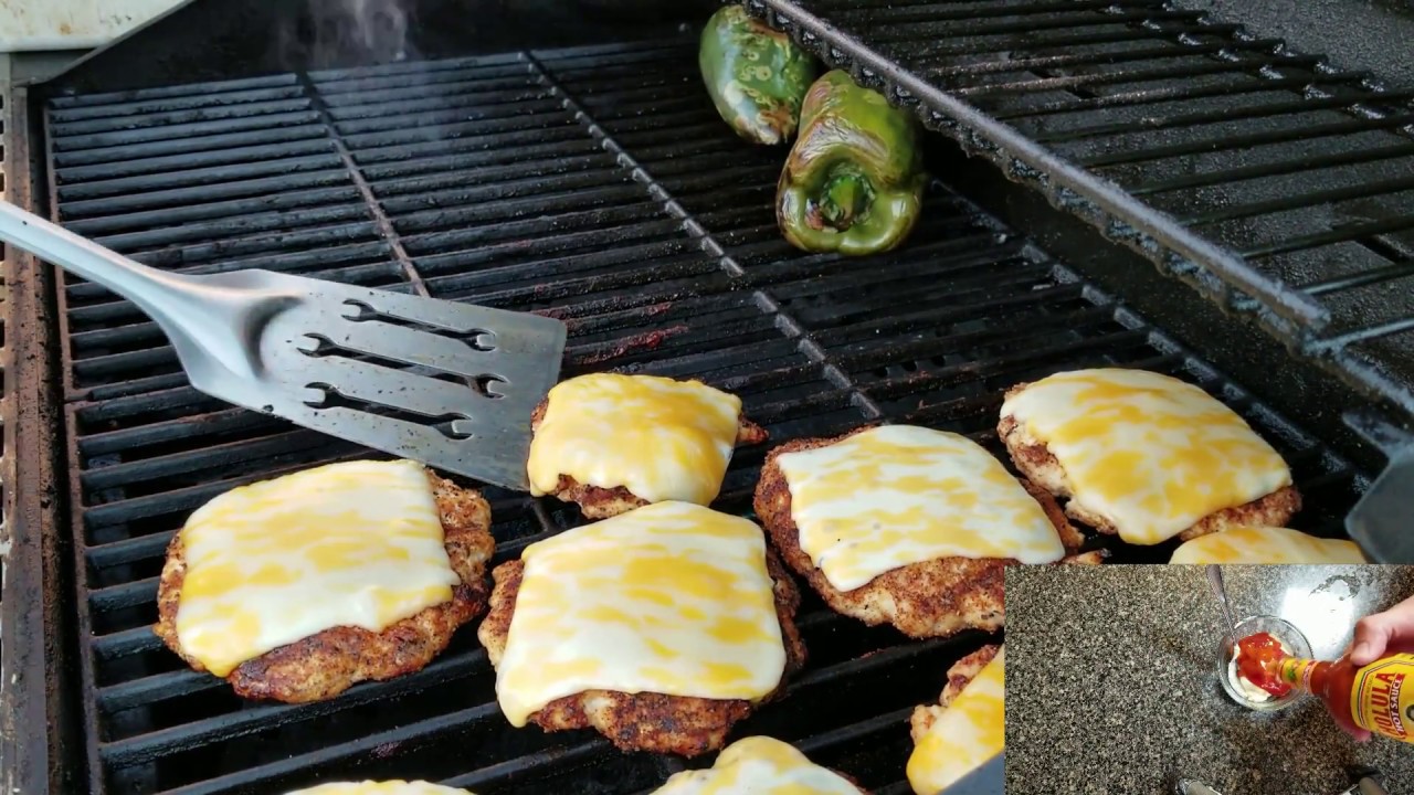 Chicken Burger Nexgrill Propane Grill YouTube