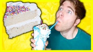 GIANT BIRTHDAY CAKE MILKSHAKE!