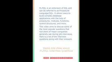 Top Oracle PLSQL interview questions and answers for freshers and experienced..