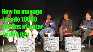 How he manage to sale 10000 bottles of water in one day? Adam Sommen