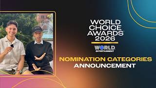 World Choice Awards™ 2026 | Nomination Categories Announcement