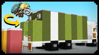 How To Build A Garbage Truck In Minecraft!!  (Tutorial)