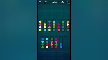 Ball Sort Puzzle Level 85 (Colour Sorting Games)