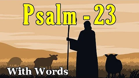 [🔥PSALM 23🔥]-  FINDING PEACE In SHEPHERD'S CARE (Reading with words- NIV)