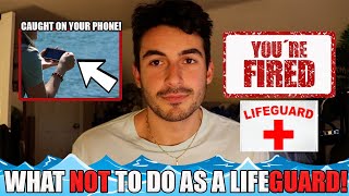 WHAT NOT TO DO AS A LIFEGUARD! (*YOU WILL GET FIRED*)
