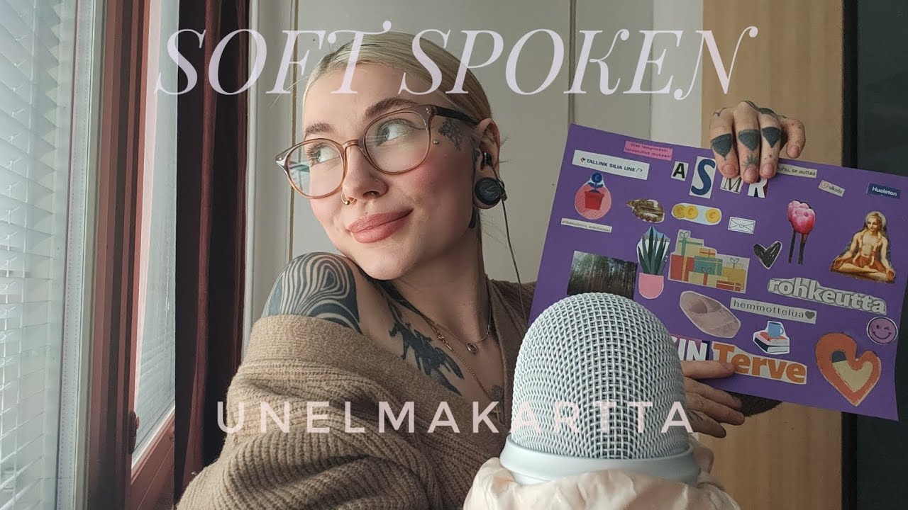 ASMR Suomi - Testissä Soft Spoken ♡ unelmakartan esittely °•☆•°°☆•° (soft spoken only)