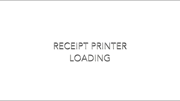 (Genmega ATMs) Receipt Printer Paper Loading