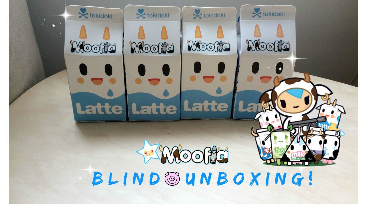 Tokidoki Moofia Blind Box Carton Milk Surprise Opening!
