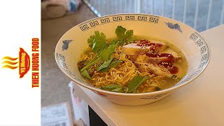 Thien Huong Food Lemon Chicken Flavour Instant Noodles - Instant Noodle Recipe Time - EP 688